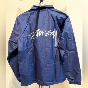 Stussy Coaches Jacket - New - Navy